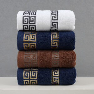 European Hotel Towel Set Manufacturer: Premium 100% Cotton 3-Piece Bath Linen for Hospitality Suppliers